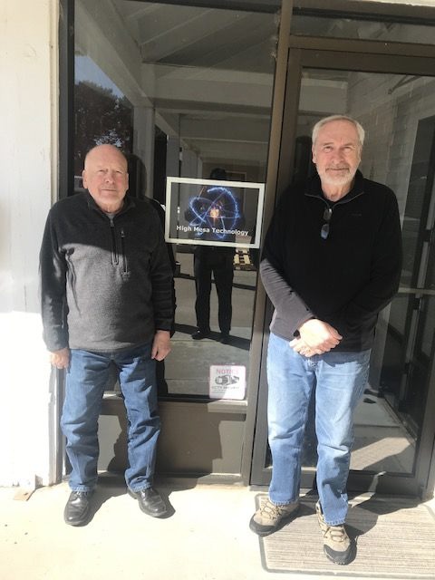 Figure 1-1. 
Malcolm Fowler (Left) and Tom Claytor at High Mesa Technology Lab, White Rock, NM
Photo Taken February 2019